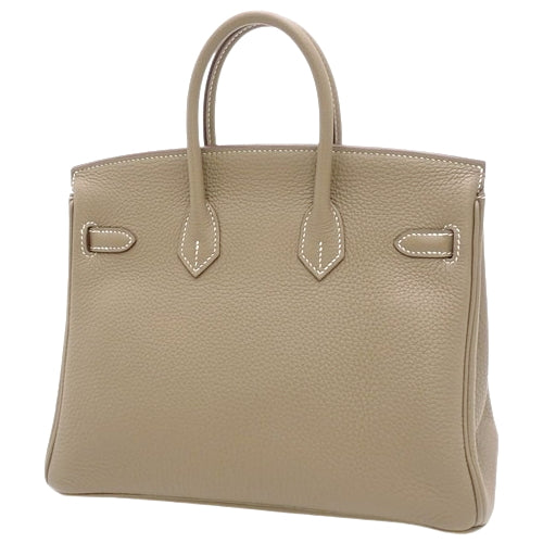 Birkin 25 Togo, Palladium hardware, Etoupe/Silver hardware, Z stamp.