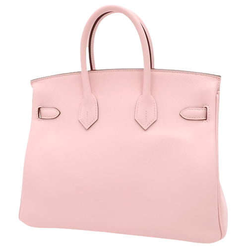 Birkin 25, Voile Swift leather, palladium hardware, Rose Sakura color, silver hardware, Y stamp.