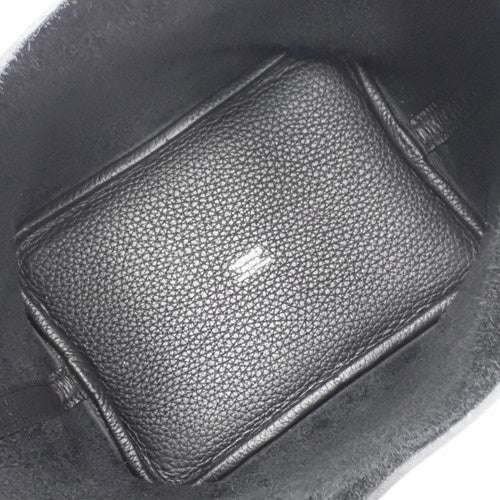 【新品】ピコタンロック PM トリヨンクレマンス パラジウム金具 NOIR ノワール シルバー金具 W刻印