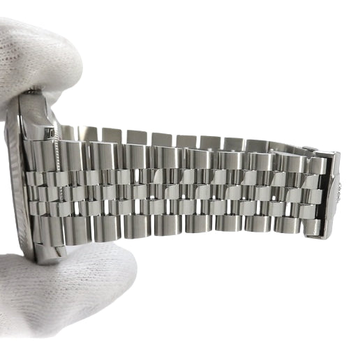 126334 Datejust 41 白金/不锈钢自动腕表,配石板罗马数字 Jubilee 表带,2021 年 9 月购买,灰色和银色