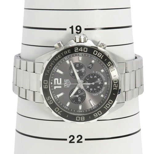 Formula 1 Chrono CAZ1011 Stainless Steel Quartz Movement Gray Silver with Warranty