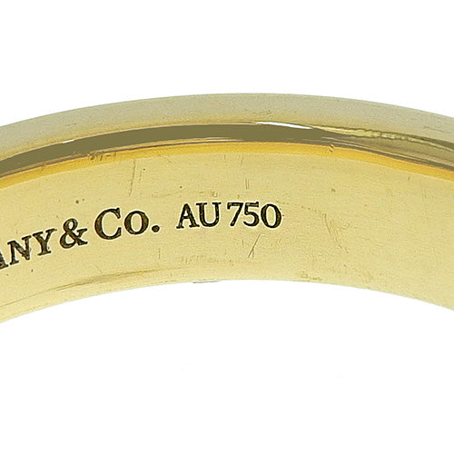 Tiffany T Narrow Ring in 18K Yellow Gold, Size 16 (56)
