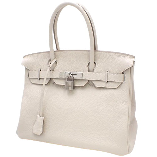 バーキン 30 トリヨンクレマンス パラジウム金具 クレ シルバー金具 T刻印