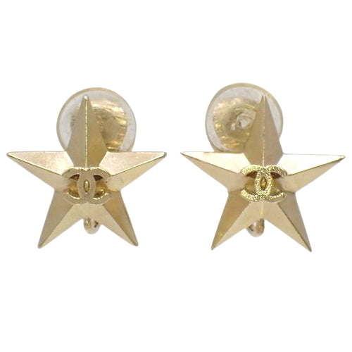 ココマーク スターモチーフ イヤリング メタル(GP) アクセサリー ジュエリー 星