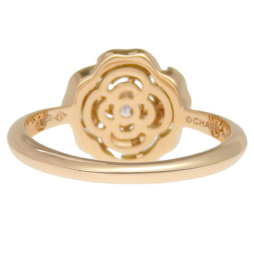 Camellia Diamond Ring, Diamond, Pink Gold (K18PG), Accessory, Jewelry, 1PD