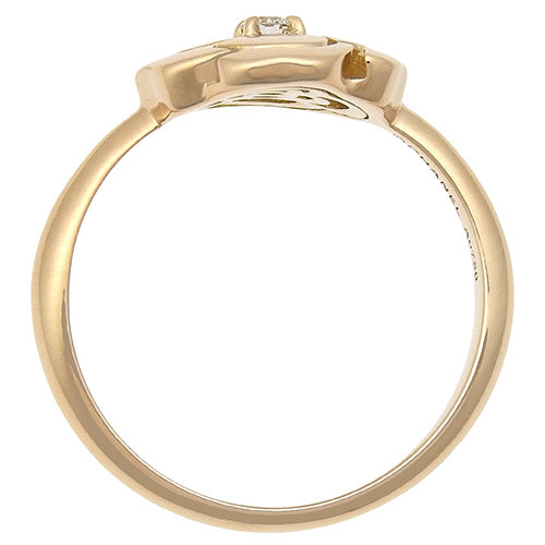 Camellia Diamond Ring, Diamond, Pink Gold (K18PG), Accessory, Jewelry, 1PD