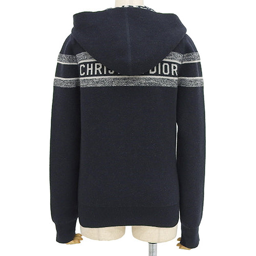 Dior Oblique Reversible Cardigan, Trotter, Size 38, Cashmere, 054G12AM055_X5820 (Current as of November 2024)
