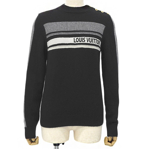 Logo knit sweater, cashmere and wool, size XS, FIKL01LPX