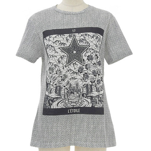 FANTAISIE TAROT LETOILE T-Shirt, Fashion Apparel, Tarot, Size Small, Cotton Linen, 013T03WJ437