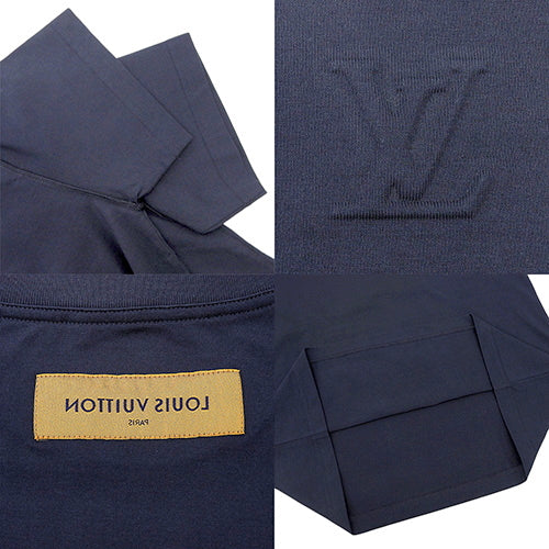 LV Logo T-Shirt, Apparel, Fashion, Clothing, Short Sleeve, XS, Cotton, RM231Q
