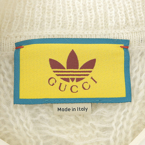 Gucci x Adidas Knit Apparel Fashion Clothing Short Sweater Size S Nylon Wool Mohair 717297