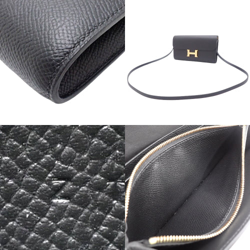 Constance Long To-Go, Epsom calfskin, black, gold hardware, Z stamp.