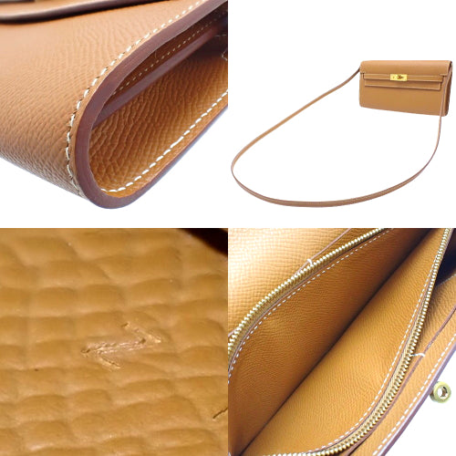 Kelly Wallet Tougo, Voe Epsom leather, gold hardware, Z stamp.