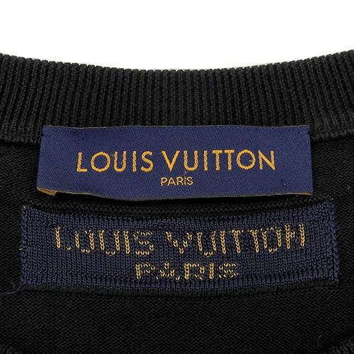 MAISON Logo Short Sleeve Knit Apparel Fashion Clothing RM2129 L Cotton Silk