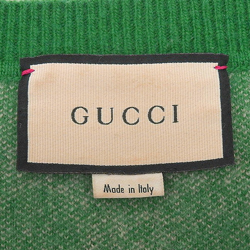 GG Logo Knit XL V-Neck Sweater