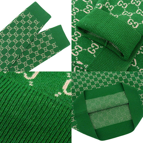 GG Logo Knit XL V-Neck Sweater
