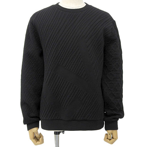 Multi-Signature Quilted Sweatshirt, Size RM222V, Cotton and Nylon, Size M, Apparel, Clothing, Fashion