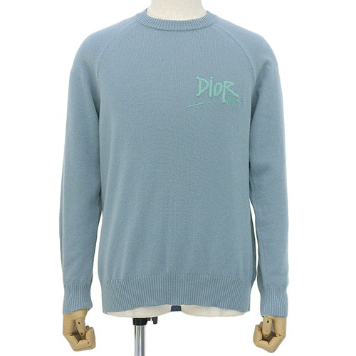 Shawn Stussy Medium Cashmere Knit Sweater with Logo
