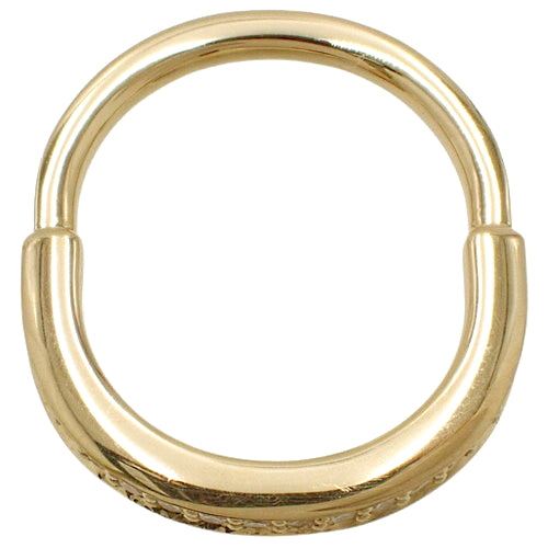 Tiffany Lock Ring, Diamond 0.36, Yellow Gold (K18YG), Accessory, Jewelry, Pavé Diamond