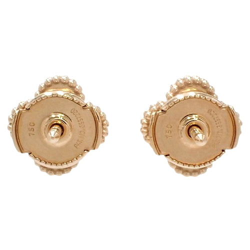 Sweet Alhambra Earrings, Carnelian, Yellow Gold (K18YG), Accessory, Jewelry