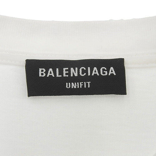 Spray Logo T-Shirt, Distressed, Short Sleeve, Size S, Cotton, 661705