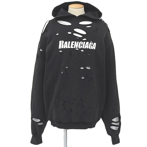 Destroy Hoodie, Distressed Logo, Size M, Cotton, 659403