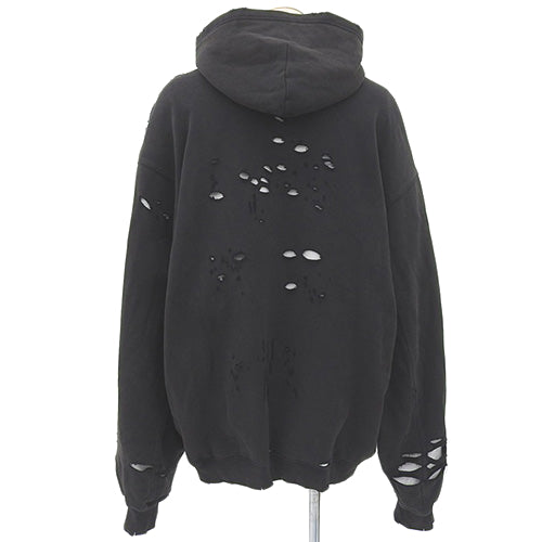 Destroy Hoodie, Distressed Logo, Size M, Cotton, 659403