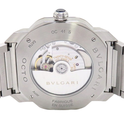 Octo Roma OC41C3SSD/102856 Stainless Steel Automatic Watch with Warranty, Purchased in May 2018, Blue and Silver