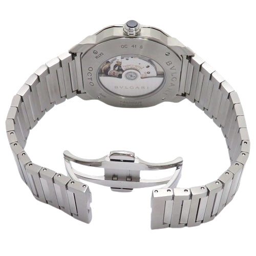 Octo Roma OC41C3SSD/102856 Stainless Steel Automatic Watch with Warranty, Purchased in May 2018, Blue and Silver