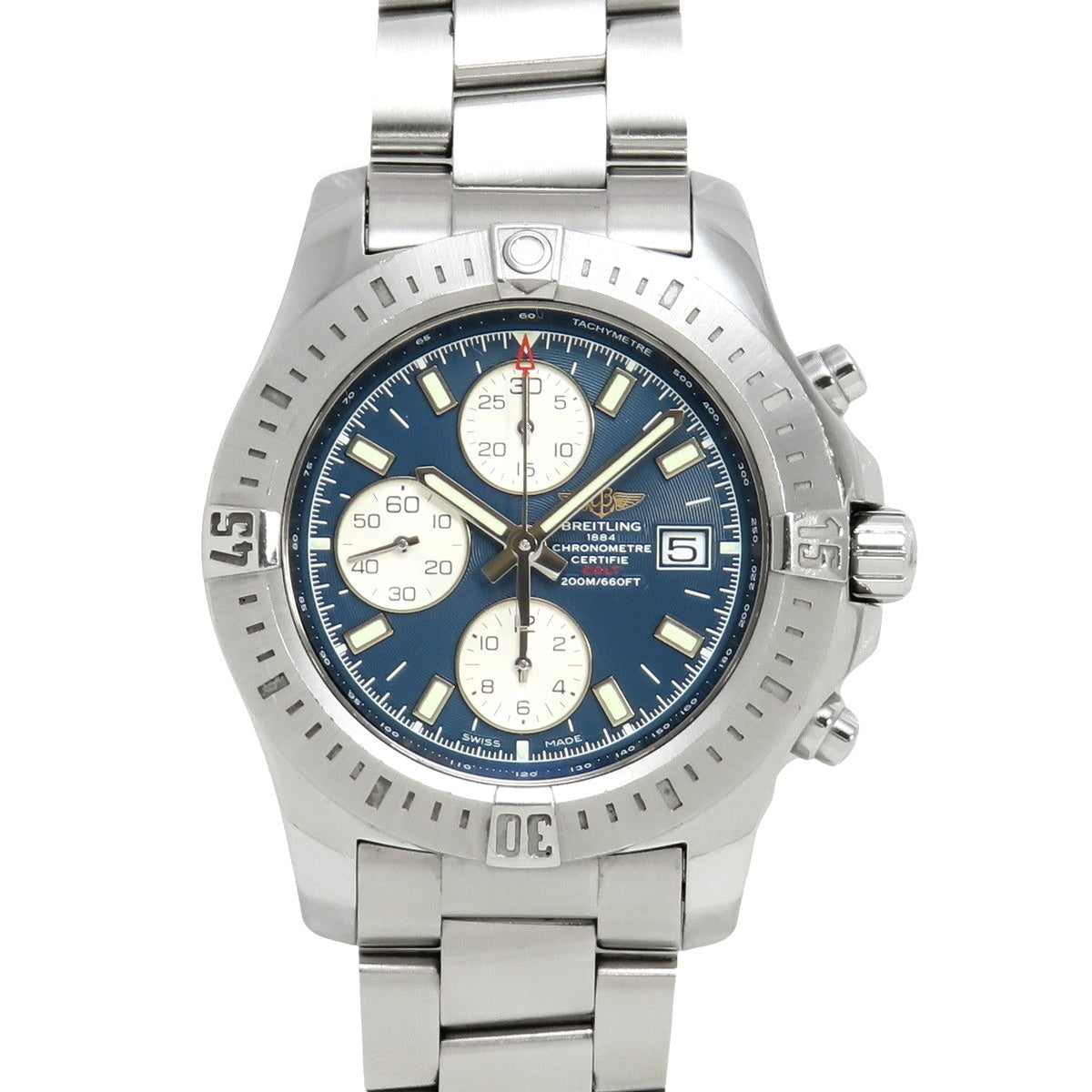 Colt Chronograph Automatic A1338811/C914 Stainless Steel Automatic Watch, Blue, Purchased July 2019, with Warranty