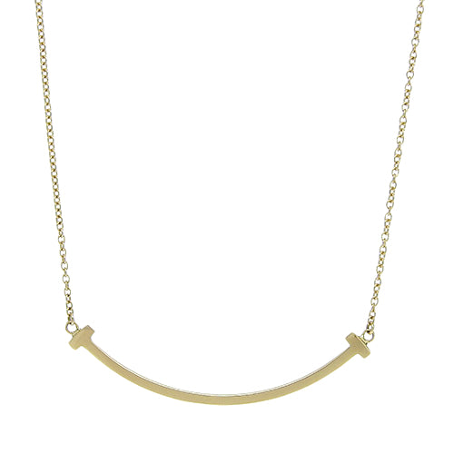 Small Smile Pendant, Yellow Gold (K18YG), Accessory, Jewelry