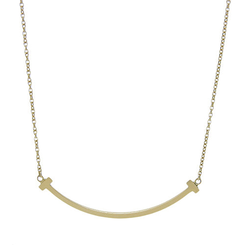 Small Smile Pendant, Yellow Gold (K18YG), Accessory, Jewelry