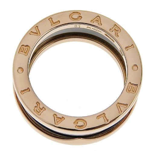 B-zero1 B-zero1 Ring 347037 (current as of February 2025) K18 Pink Gold PG Ceramic Accessory Jewelry B-zero1 Size 10 (51)