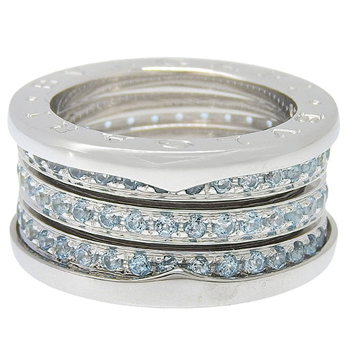 B-zero1 B-zero1 Ring, Blue Topaz, K18 White Gold, WG, B-zero1 Jewelry, Accessory, Size 10 (50)