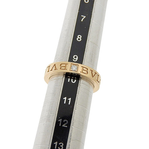 B.zero1 Essential Diamond Band Ring, 341825 (current as of November 2024), 18K Pink Gold, PG, Accessory, Jewelry, 1PD, B-zero1, Size 10 (50)