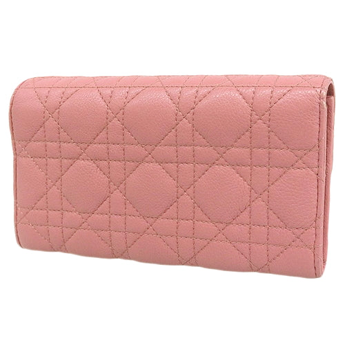 カナージュ Dior Caro Orchid ロングウォレット 2つ折り 二つ折り カーフ S5039UWHC