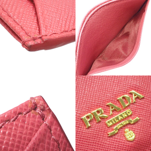 ロゴ カードケース 定期入れ 小物 パスケース 名刺入れ サフィアーノレザー SAFFIANO METAL PEONIA 1M0208