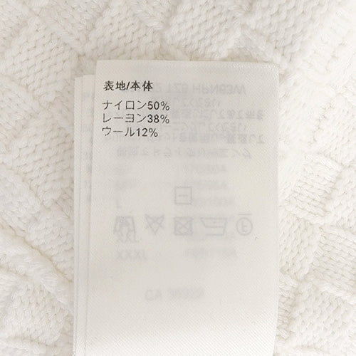 ダミエ ニット RM232 アパレル ファッション セーター 襟付き M ナイロン レーヨン ウール