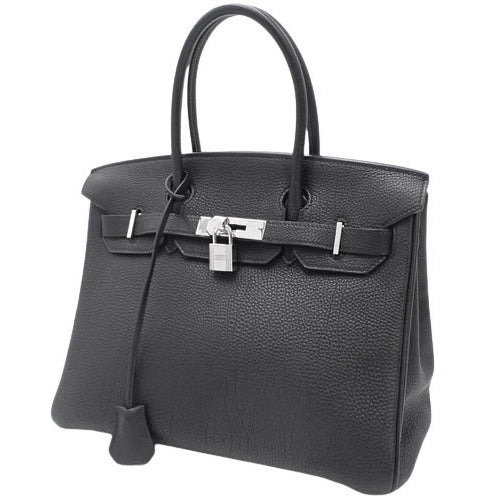 Birkin 30 Togo Tote Bag with Palladium and Silver Hardware and J Stamp