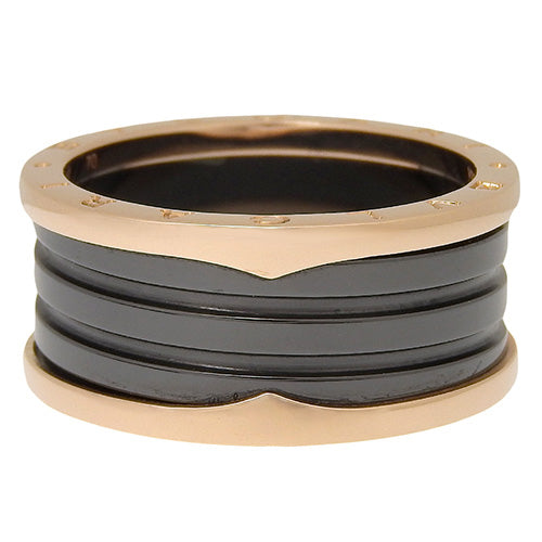 B-zero1 B-zero1 Ring 345853 K18 Pink Gold PG Ceramic Accessory Jewelry B-zero1 Size 28 (68)