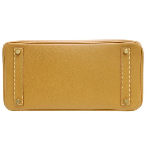 Haute Couture 32 Natural Ardennes Tote Bag with Gold Hardware and E Stamp