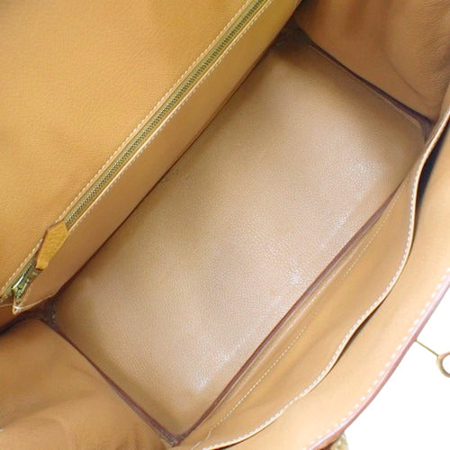 Autocloire 32 Ardennes, Natural Leather, Gold Hardware, □E stamp.