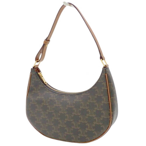 AVA Ava Bag, Calfskin Triomphe Canvas, Tan, 193952BZJ.04LU (currently available as of December 2024) Shoulder bag, One-shoulder bag, Handbag