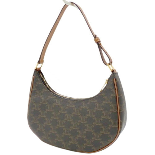AVA Ava Bag, Calfskin Triomphe Canvas, Tan, 193952BZJ.04LU (currently available as of December 2024) Shoulder bag, One-shoulder bag, Handbag
