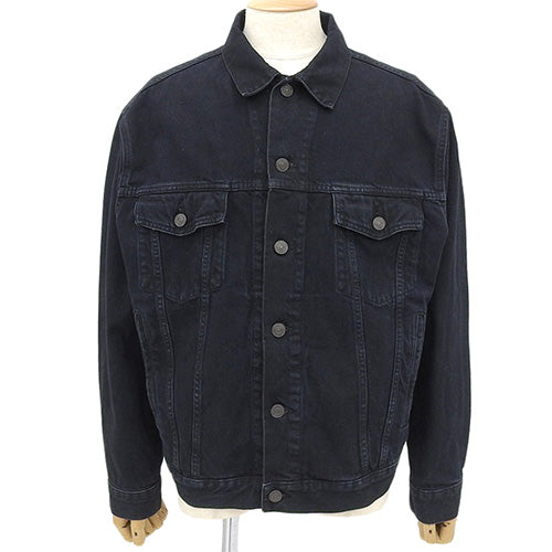 バックロゴ デニムジャケット アパレル ファッション 衣類 Gジャン オーバーサイズ 36 コットン ポリエステル 557388