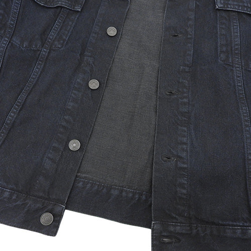 バックロゴ デニムジャケット アパレル ファッション 衣類 Gジャン オーバーサイズ 36 コットン ポリエステル 557388