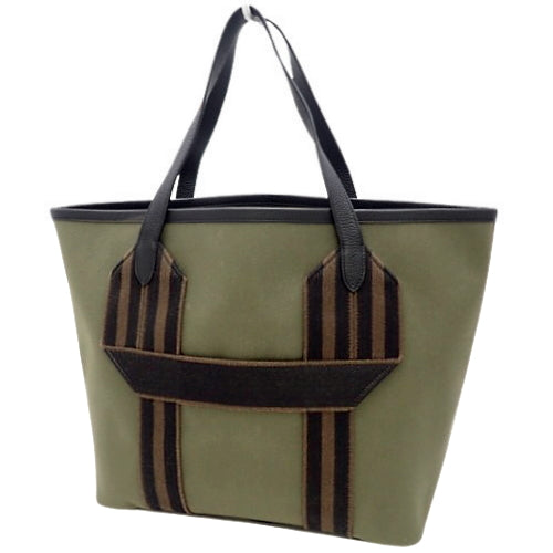 Pure Sangle, Toile Militaire, Triomphe Clemence, Palladium Hardware, Vert Bronze/Black/Ebène, Silver Hardware, U-stamp.
