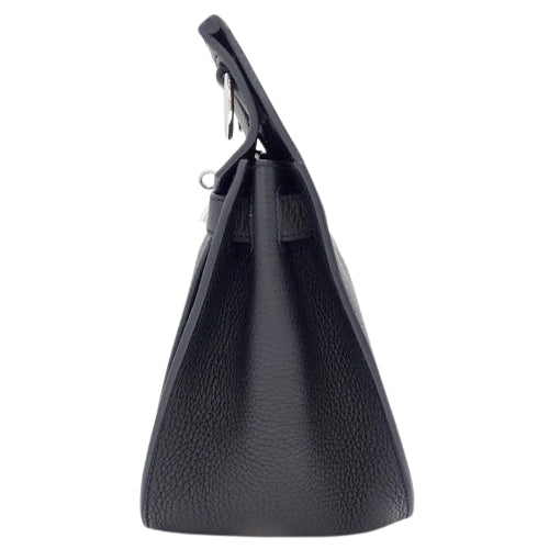 Gypsier 28, Triヨン Clemence leather, palladium hardware, black; silver hardware, A stamp.