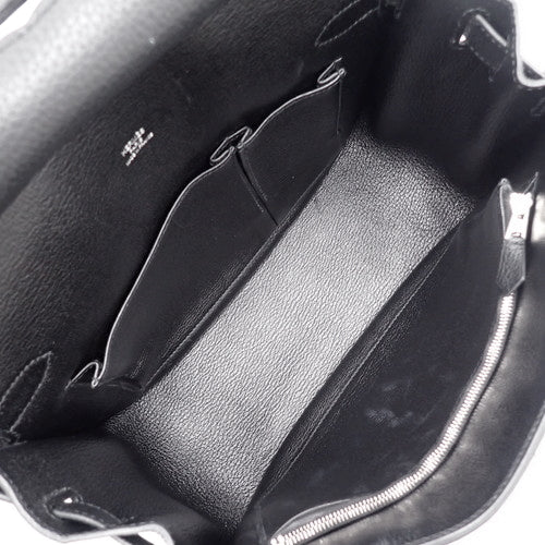 Gypsier 28, Triヨン Clemence leather, palladium hardware, black; silver hardware, A stamp.