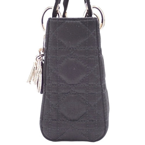 Lady Dior Mini 2-Way Shoulder Bag, Shoulder Bag, Crossbody Bag, LADY DIOR Satin